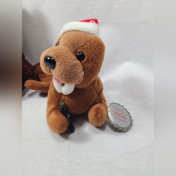 Set of 5 Coca Cola Beanie Babies Coke Soda Drink collectable plush - Picture 5 of 6